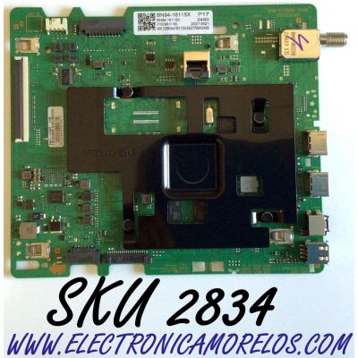 MAIN PARA TV SAMSUNG 4K·UHD·HDR / NUMERO DE PARTE BN94-16115X / BN41-02852A / BN97-17445F / BN9416115X / BN96-53610A / BN9653610A / BN96-50741A / BN9650741A / MODELOS UN70TU6985 / UN70TU6985FXZA UB01 / UN70TU7000W / UN70TU7000WXZA UD06